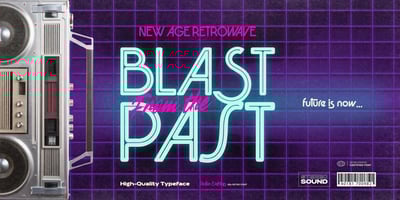 Font visual image of Rollin Eighties