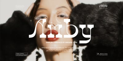 Font visual image of Amby