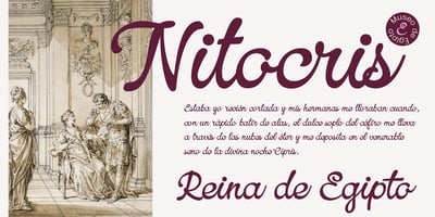 Font visual image of Berenice