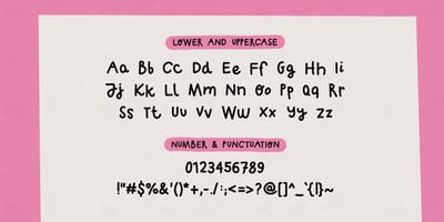 Font visual image of Kids Font
