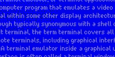 Font visual image of Basic Pixel