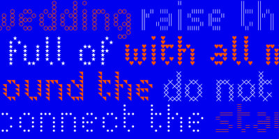 Font visual image of Basic Pixel