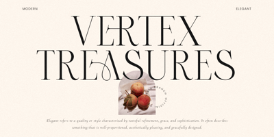 Font visual image of Parode