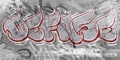 Font visual image of Defase Graffiti