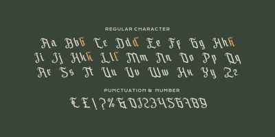 Font visual image of Bolliamih