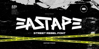 Font visual image of Eastape