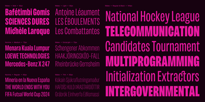 Font visual image of Maleo