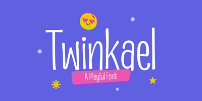 Font visual image of Twinkael