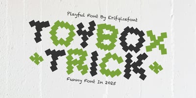 Font visual image of Toony Bounce