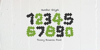Font visual image of Toony Bounce