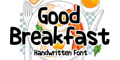 Font visual image of Good Breakfast