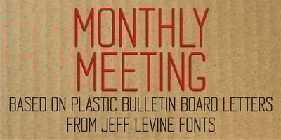 Monthly Meeting JNL