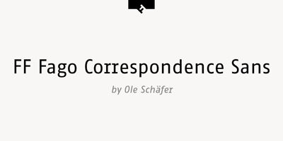 FF Fago Correspondence Sans