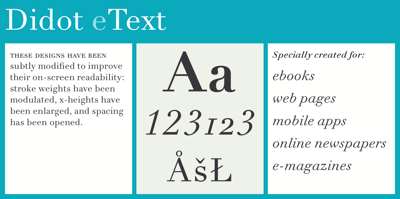 Linotype Didot eText