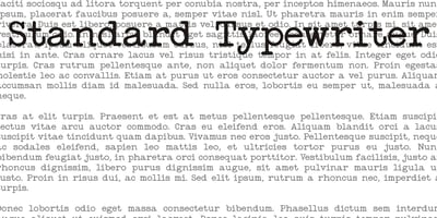 Standard Typewriter