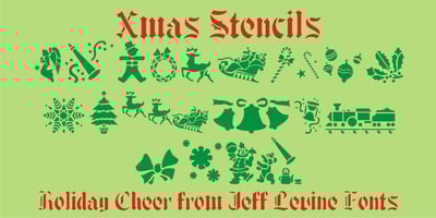 Xmas Stencils JNL