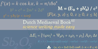 Dutch Mediaeval Book ST
