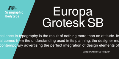 Europa Grotesk SB