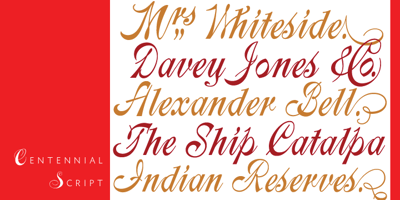 Centennial Script