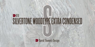 Silvertone Woodtype