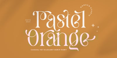 Pastel Orange