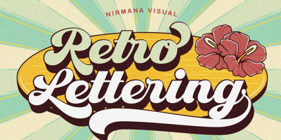 Retro Lettering