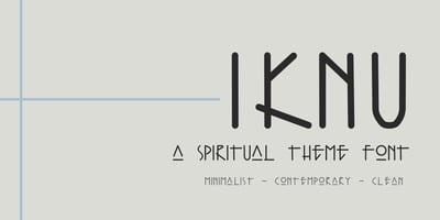 Iknu font