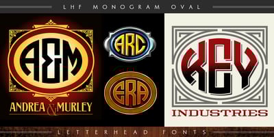 LHF Monogram Oval