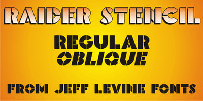 Raider Stencil JNL