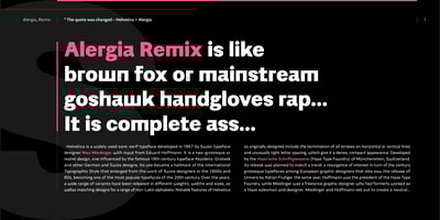 Alergia Remix