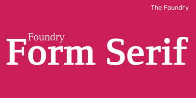 Foundry Form Serif