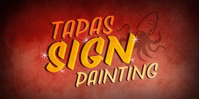 Tapas Signpainting