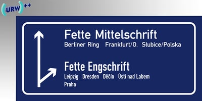 DIN 1451 Mittelschrift