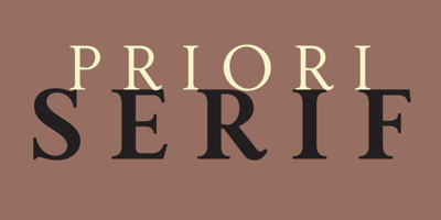 Priori Serif