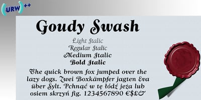 Goudy Swash