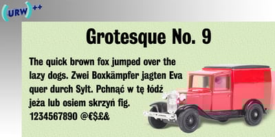 Grotesque No. 9