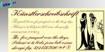 Künstlerschreibschrift