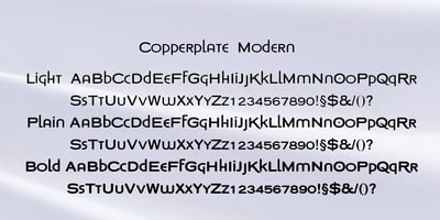 Copperplate Modern