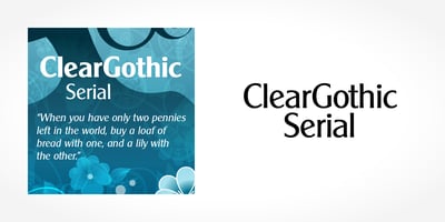 Clear Gothic Serial