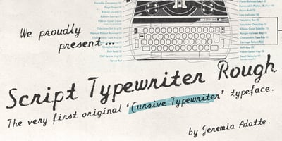 Script Typewriter Rough