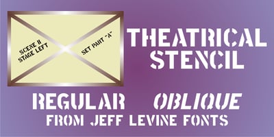 Theatrical Stencil JNL