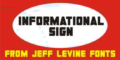 Informational Sign JNL