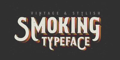 Smoking Typeface