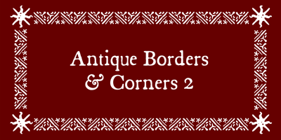 Antique Borders & Corners 2