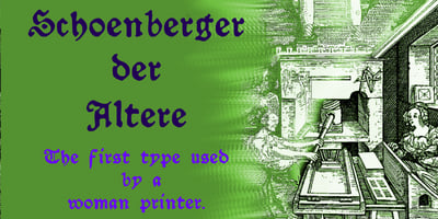 Schoensperger Der Altere