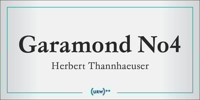 Garamond No. 4