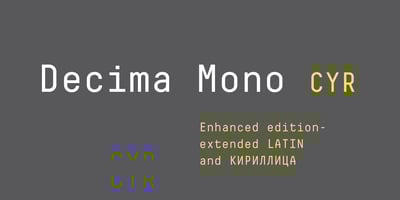 Decima Mono Cyr