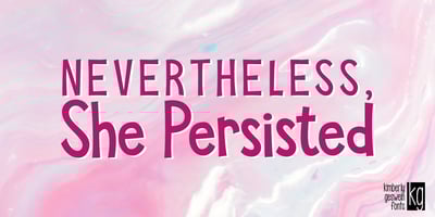 KG She Persisted