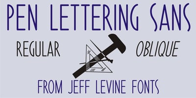 Pen Lettering Sans JNL