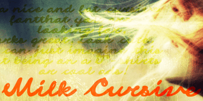 Milk Cursive
